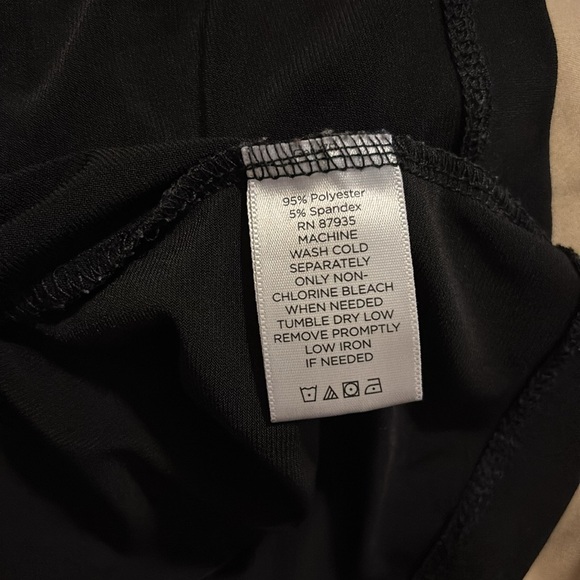 Susan Graver Black Long Sleeve Blouse - Picture 3 of 3